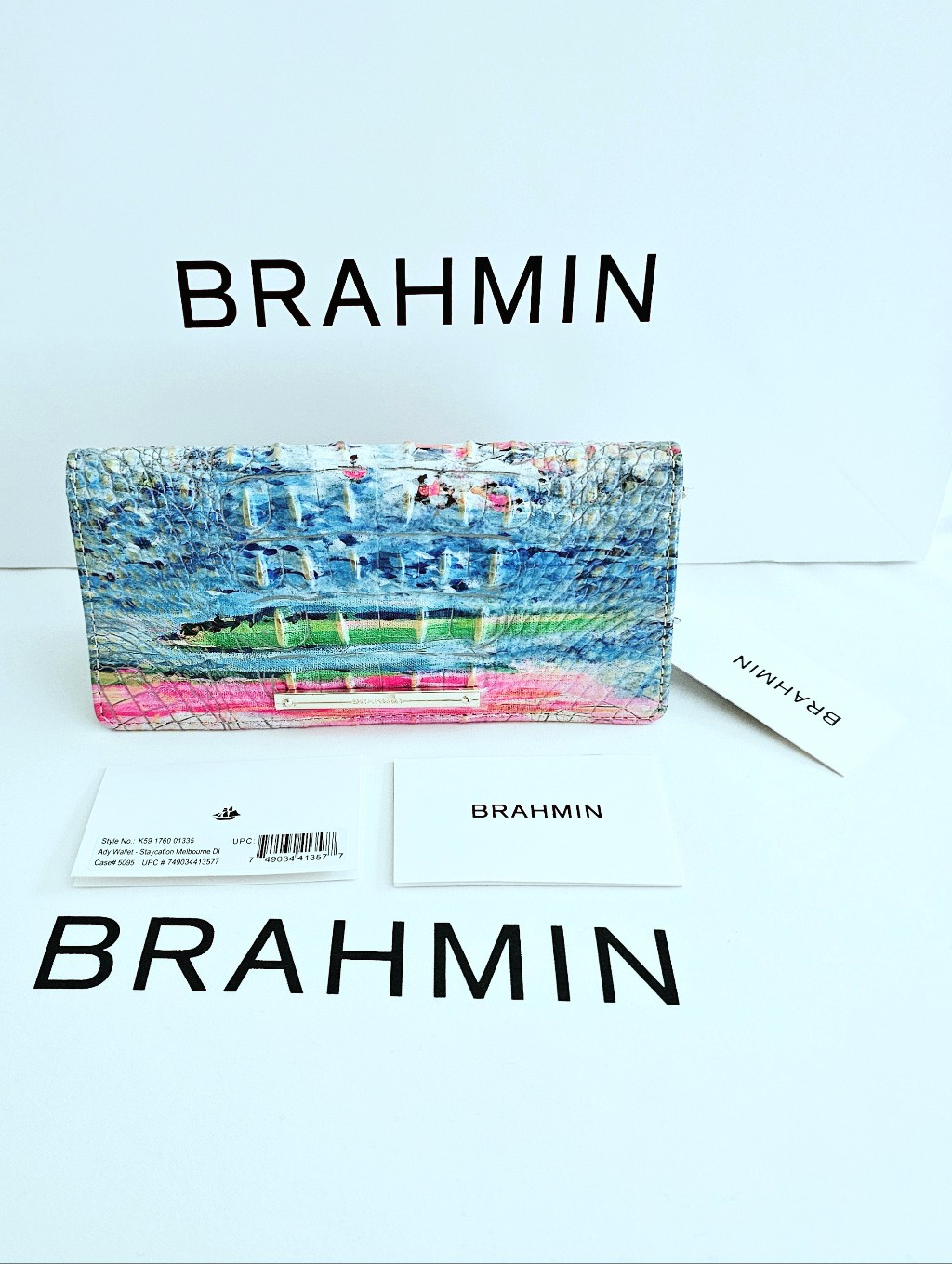 Nwt Brahmin Staycation Ady Wallet